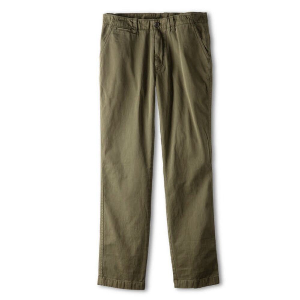NWT Outerknown Nomad‎ Chino Pants Mens Dark Olive 38 x 32 Organic Cotton Preppy